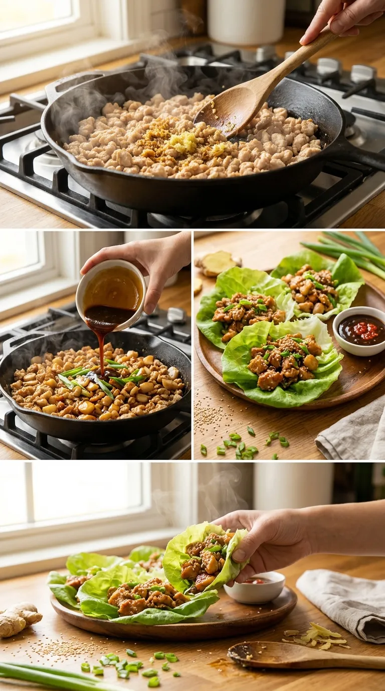 How to Make PF Chang's Chicken Lettuce Wraps