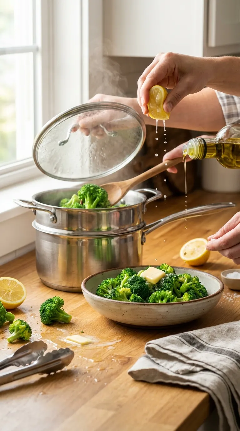 STEAM BROCCOLI PERFECTLY EVERY SINGLE TIME 3 How to Make Steam Broccoli